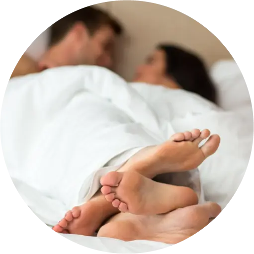 TRT Testosterone Treatment 29 Happy couple in bed